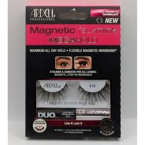 Ardell Magnetic Fauxmink MegaHold Lashes Style 818